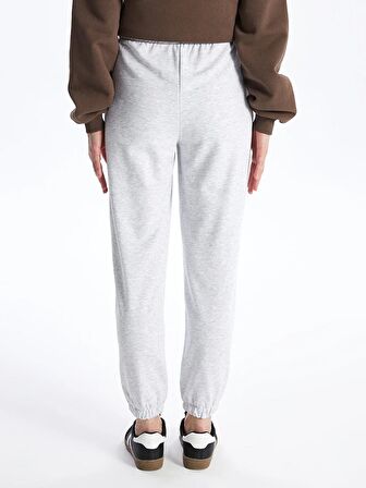 Kadın Beli Lastikli Düz Jogger Eşofman Altı