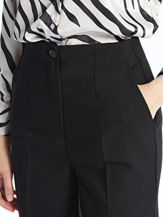 Kadın Standart Fit Düz Pantolon