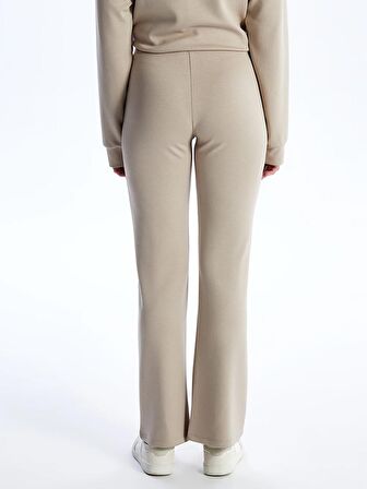 Kadın Beli Lastikli Düz Eşofman Altı