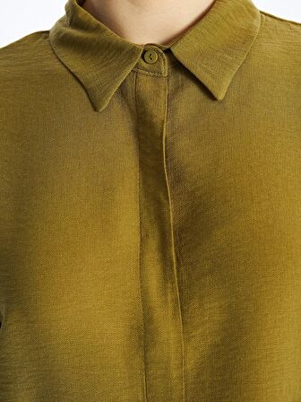 Düz Oversize Kadın Gömlek