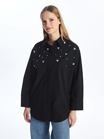 Taş Baskılı Kadın Gömlek Tunik