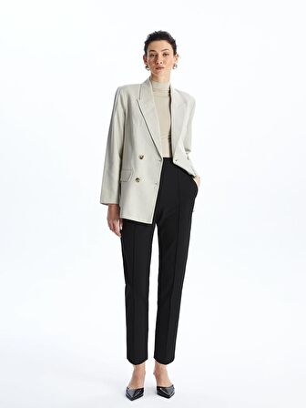 Beli Lastikli Standart Fit Kadın Pantolon