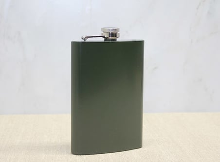 Özel Seri Tekli Haki 9 Oz Matara Erkek Aksesuar Koyu Renk Günlük Kullanım