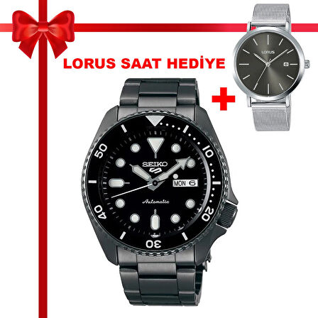 Seiko 5 S5-SRPD65K Erkek Kol Saati + Lorus Saat Hediye