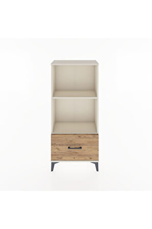 Hyperion Dolap 2 Raflı Tek Çekmeceli 60x44x134 Aytaşı-Çam