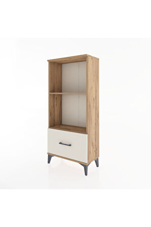 Hyperion Dolap 2 Raflı Tek Çekmeceli 60x44x134 Çam-Aytaşı