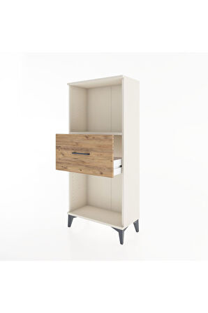 Hyperion Dolap Tek Raflı Tek Çekmeceli 60x44x134 Aytaşı-Çam