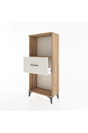 Hyperion Dolap Tek Raflı Tek Çekmeceli 60x44x134 Çam-Aytaşı