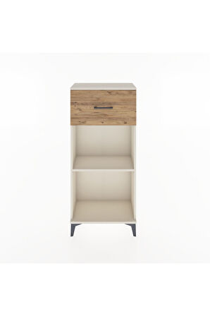 Hyperion Dolap Tek Raflı Tek Çekmeceli 60x44x134 Aytaşı-Çam
