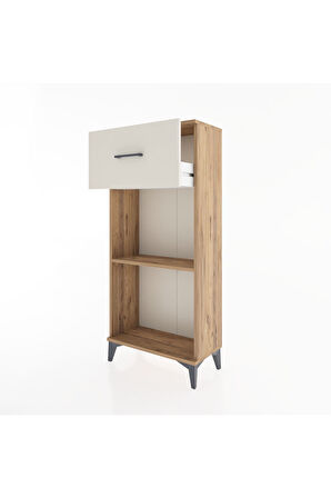 Hyperion Dolap Tek Raflı Tek Çekmeceli 60x44x134 Çam-Aytaşı