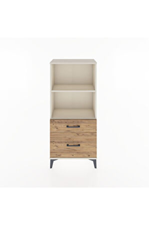 Hyperion Dolap 2 Raflı 2 Çekmeceli 60x44x134 Aytaşı-Çam