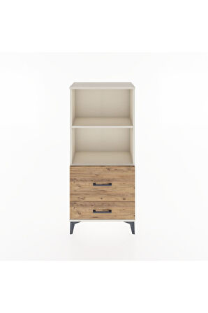 Hyperion Dolap 2 Raflı 2 Çekmeceli 60x44x134 Aytaşı-Çam