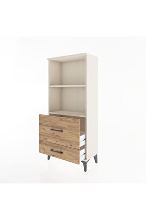 Hyperion Dolap 2 Raflı 2 Çekmeceli 60x44x134 Aytaşı-Çam