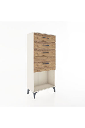Hyperion Dolap 4 Çekmeceli 60x44x134 Aytaşı-Çam