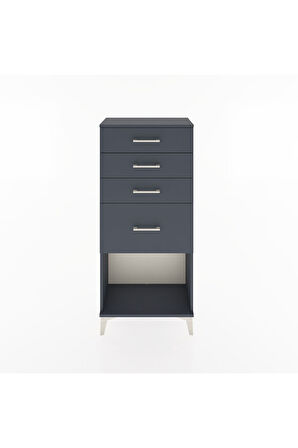 Hyperion Dolap 4 Çekmeceli 60x44x134 Antrasit-Antrasit