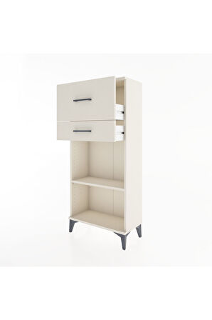 Hyperion Dolap Tek Raflı 2 Çekmeceli 60x44x134 Aytaşı-Aytaşı