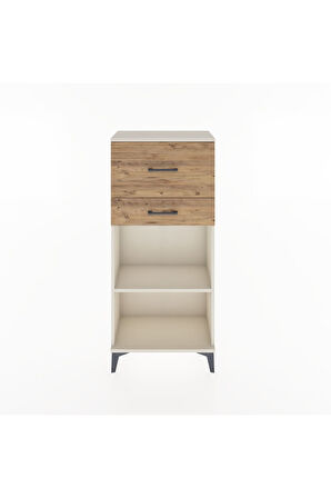 Hyperion Dolap Tek Raflı 2 Çekmeceli 60x44x134 Aytaşı-Çam
