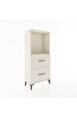 Hyperion Dolap Tek Raflı 2 Çekmeceli 60x44x134 Aytaşı-Aytaşı