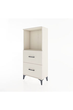 Hyperion Dolap Tek Raflı 2 Çekmeceli 60x44x134 Aytaşı-Aytaşı