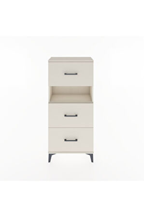Hyperion Dolap Tek Raflı 3 Çekmeceli 60x44x134 Aytaşı-Aytaşı