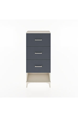 Hyperion Dolap 3 Çekmeceli 60x44x134 Aytaşı-Antrasit