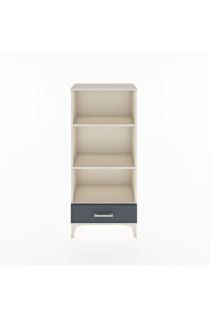 Hyperion Dolap 3 Raflı Tek Çekmeceli 60x44x134 Aytaşı-Antrasit