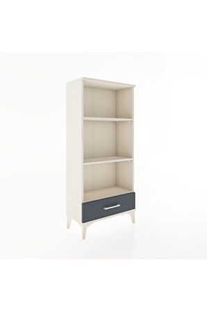 Hyperion Dolap 3 Raflı Tek Çekmeceli 60x44x134 Aytaşı-Antrasit