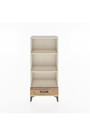 Hyperion Dolap 3 Raflı Tek Çekmeceli 60x44x134 Aytaşı-Çam