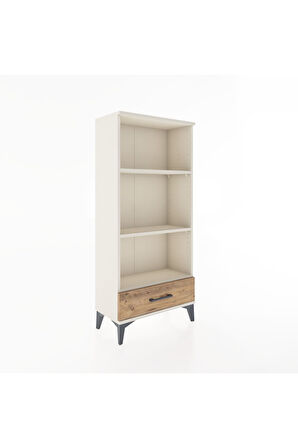 Hyperion Dolap 3 Raflı Tek Çekmeceli 60x44x134 Aytaşı-Çam