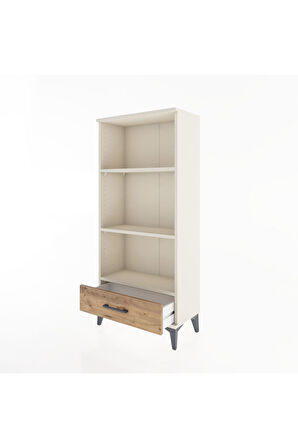 Hyperion Dolap 3 Raflı Tek Çekmeceli 60x44x134 Aytaşı-Çam