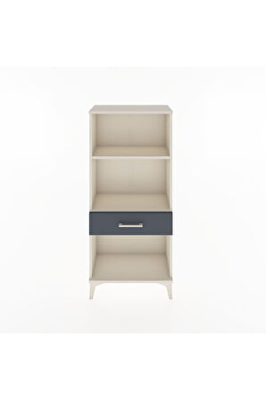 Hyperion Dolap 2 Raflı Tek Çekmeceli 60x44x134 Aytaşı-Antrasit