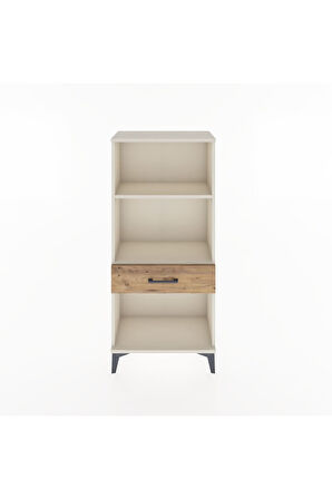 Hyperion Dolap 2 Raflı Tek Çekmeceli 60x44x134 Aytaşı-Çam