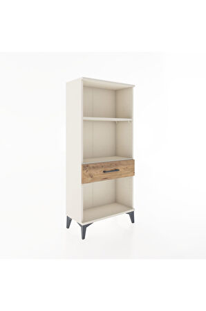 Hyperion Dolap 2 Raflı Tek Çekmeceli 60x44x134 Aytaşı-Çam