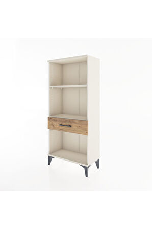 Hyperion Dolap 2 Raflı Tek Çekmeceli 60x44x134 Aytaşı-Çam