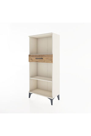 Hyperion Dolap 2 Raflı Tek Çekmeceli 60x44x134 Aytaşı-Çam