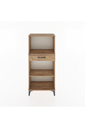 Hyperion Dolap 2 Raflı Tek Çekmeceli 60x44x134 Çam-Çam