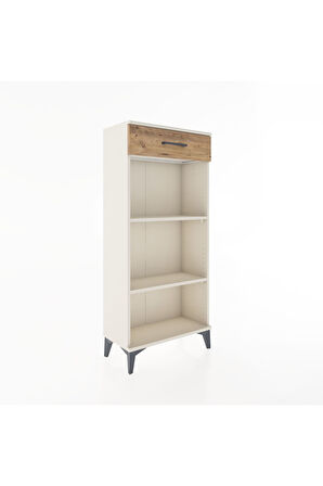 Hyperion Dolap 2 Raflı Tek Çekmeceli 60x44x134 Aytaşı-Çam