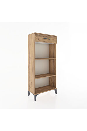 Hyperion Dolap 2 Raflı Tek Çekmeceli 60x44x134 Çam-Çam