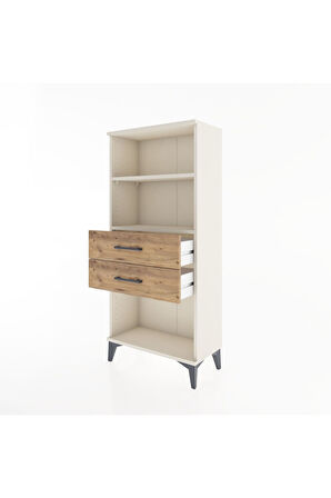 Hyperion Dolap 2 Raflı 2 Çekmeceli 60x44x134 Aytaşı-Çam