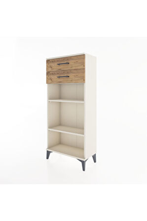 Hyperion Dolap 2 Raflı 2 Çekmeceli 60x44x134 Aytaşı-Çam