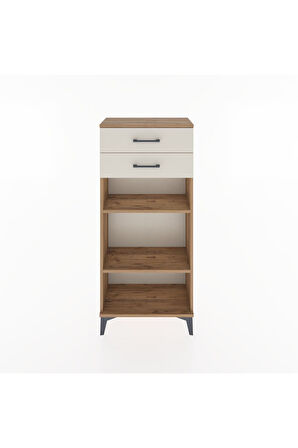 Hyperion Dolap 2 Raflı 2 Çekmeceli 60x44x134 Çam-Aytaşı