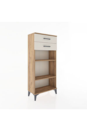 Hyperion Dolap 2 Raflı 2 Çekmeceli 60x44x134 Çam-Aytaşı