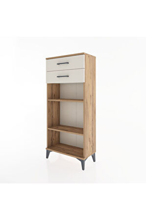 Hyperion Dolap 2 Raflı 2 Çekmeceli 60x44x134 Çam-Aytaşı