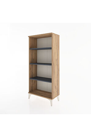 Hyperion Dolap 3 Raflı 60x44x134 Çam-Antrasit