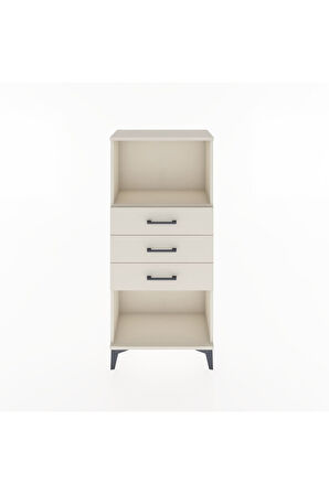 Hyperion Dolap Tek Raflı 3 Çekmeceli 60x44x134 Aytaşı-Aytaşı