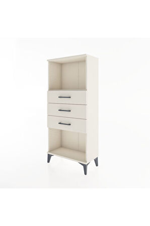 Hyperion Dolap Tek Raflı 3 Çekmeceli 60x44x134 Aytaşı-Aytaşı