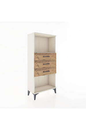 Hyperion Dolap Tek Raflı 3 Çekmeceli 60x44x134 Aytaşı-Çam