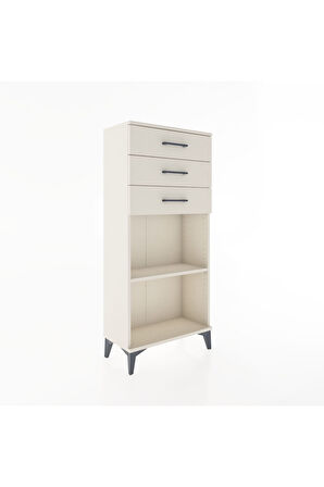 Hyperion Dolap Tek Raflı 3 Çekmeceli 60x44x134 Aytaşı-Aytaşı
