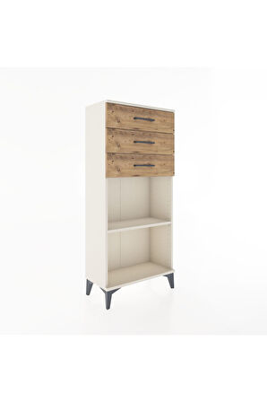 Hyperion Dolap Tek Raflı 3 Çekmeceli 60x44x134 Aytaşı-Çam