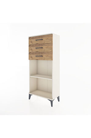 Hyperion Dolap Tek Raflı 3 Çekmeceli 60x44x134 Aytaşı-Çam